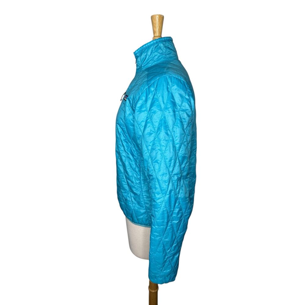 PATAGONIA Womens Nano Puff Pullover Quilted Jacket Water Blue Size Small #84025 - Picture 2 of 11